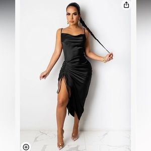 NWT Spaghetti Strap Satin Evening Dress by Zaful